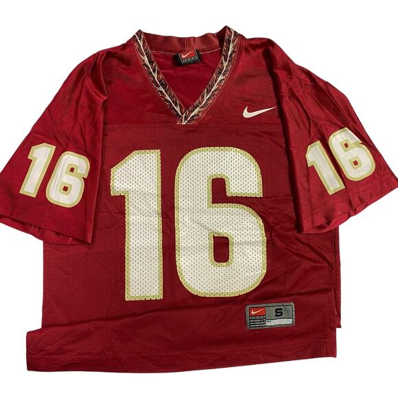 Florida State Seminoles Nike Football Jersey – Youth Small, #16 Garnet Team Gear - Picture 1 of 9